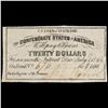 Image 2 : C.S.A. 20 Dollar Note Aug 19, 1861 Grades Select AU