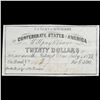 Image 2 : C.S.A. 20 Dollar Note Aug 19, 1861 Grades Choice AU/BU Slider