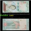 Image 1 : 2018 Venezuela 2 Bolivares Banknote P# 101-new, Replacement Note! 15.01-2018 Grades Gem CU