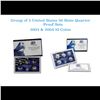Image 1 : Group of 2 2003-2004 United States Quarters Proof Set - 10 pc set - Low Mintage.