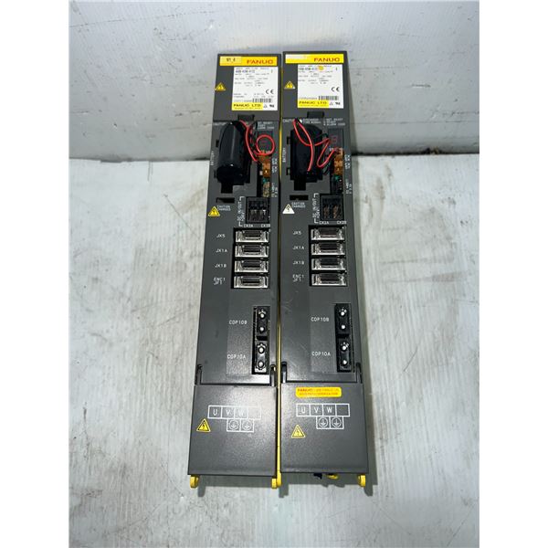 (2) Fanuc #A06B-6096-H102 Servo Amplifier Modules