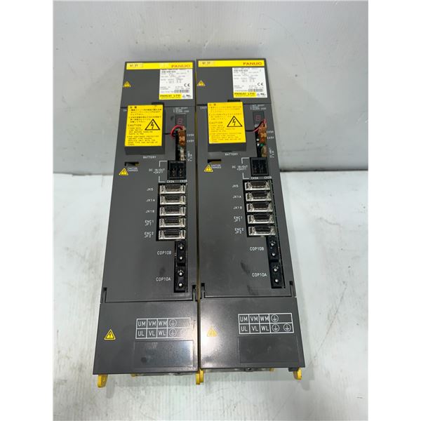 (2) Fanuc #A06B-6096-H208 Servo Amplifier Modules