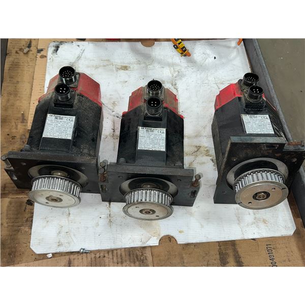 (3) Fanuc #A06B-0162-B076#7000 AC Servo Motors