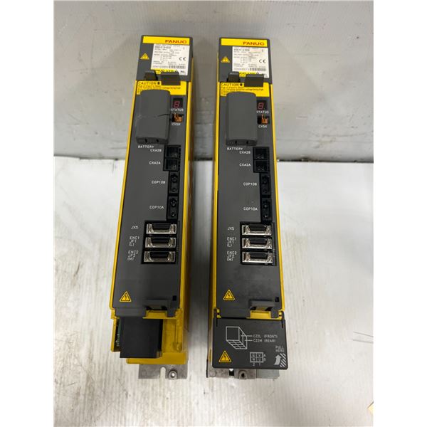 (2) Fanuc #A06B-6114-H208 Servo Amplifier Modules