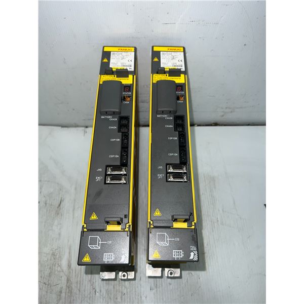 (2) Fanuc #A06B-6114-H106 Servo Amplifier Modules