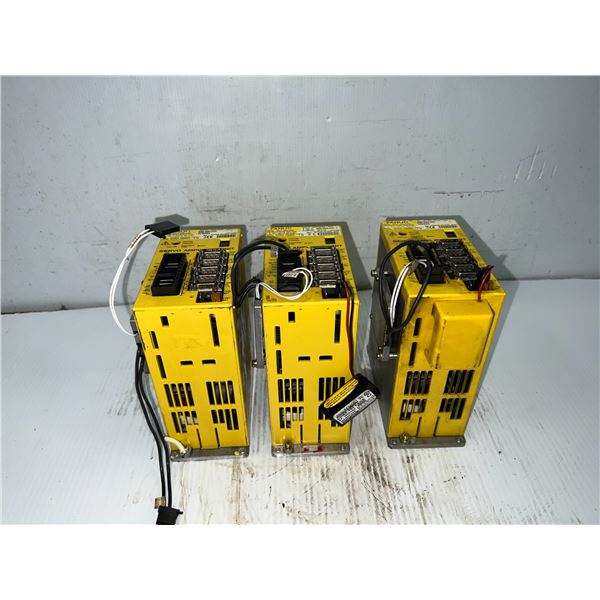 (3) Fanuc #A06B-6093-H151 Servo Amplifier Units