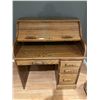 Image 1 : Mini Oak Rolltop Desk