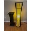 Image 1 : Black Designer Pedistel & Floor Lamp