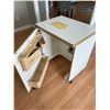 Image 1 : Sylvia Design Folding Sewing Table with Lift Up Top 26L x 20D x 31H