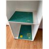 Image 4 : Fabric Cutting Table with Quilters Guides - Sides Fold Down & Has Wheels! 73Lx 41D x 36H