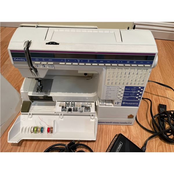 Huskavarna Embroidery Machine & Accessories - Great Condition!