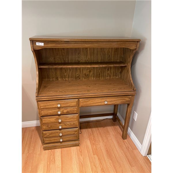 Wood Desk - Great Condition! 44L x 18.5D x 53H