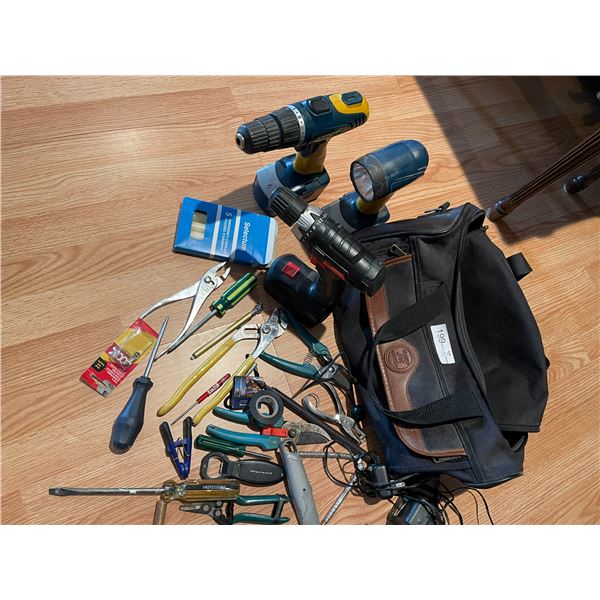 Assortment of Tools & Tool Bag