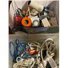 Image 1 : Assorment of Extension Cords, & Household Supplies