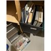 Image 1 : Assortment of Books, Metal Filing Cabinet & More!