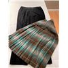 Image 1 : Ladies Black & Kilt Type Skirt - Estimated Size: S-M