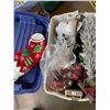 Image 1 : Large Assortment of Christmas Decorations