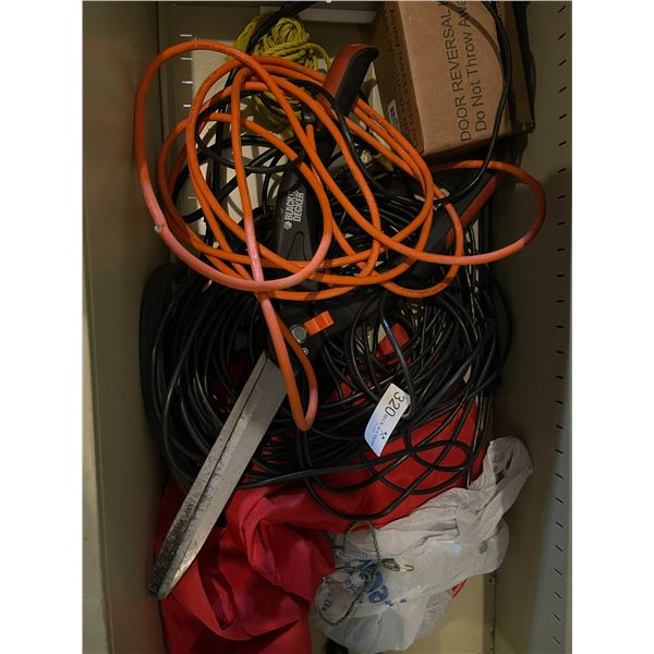 Assortment of Extension Cords, Garden Sheers & More!