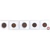 Image 2 : Canada Large Cent (5): 1906; 1917; 1917; 1918; 1920 (SEE PICS!)