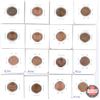 Image 11 : USA One Cent (113 Total) 1930's ; 1940's ; 1950's ; 1960's ; 1970's ; 1980's ; 1990's ; 2000's (See 