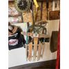 Image 1 : NO RESERVE CANADIAN TIRE WOOD SLEIGH