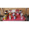 Image 1 : NO RESERVE Collection of vintage oil cans