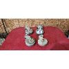 Image 1 : NO RESERVE Set of heavy duty castors 1000lb capacity 