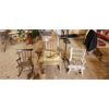 Image 2 : No Reserve 3 vintage rocking chairs with stand lamp
