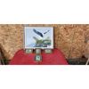 Image 1 :  NO RESERVE Collection of Cash miniature woven pictures and oil painting of an eagle landing 