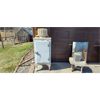 Image 1 : NO RESERVE Vintage General Electric fridge. Size: 67" H  23"W 23"D