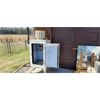 Image 3 : NO RESERVE Vintage General Electric fridge. Size: 67" H  23"W 23"D