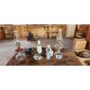 Image 1 : NO RESERVE Collection of figurines and 2 kerosene lamps