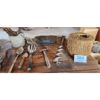 Image 3 : NO RESERVE Collection of vintage yard tools and misc drill bits