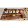 Image 2 : NO RESERVE Collection of vintage Rogers golden syrup cans, vintage pick axe