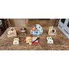 Image 1 : NO RESERVE Collection of Chalk Dogs, bookends,  wall hangings , note holder