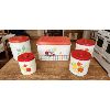 Image 1 : NO RESERVE Bread box and canister set