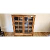 Image 1 : NO RESERVE China cabinet with side glass.  51"H  50" W