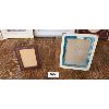 Image 2 : NO RESERVE 3 vintage pictures includes cowboy at grave and 2 antique frames