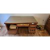 Image 3 : NO RESERVE Vintage 5 compartment desk