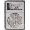 Image 1 : 2011 American Silver Eagle .999 Fine Silver Dollar Coin NGC MS69