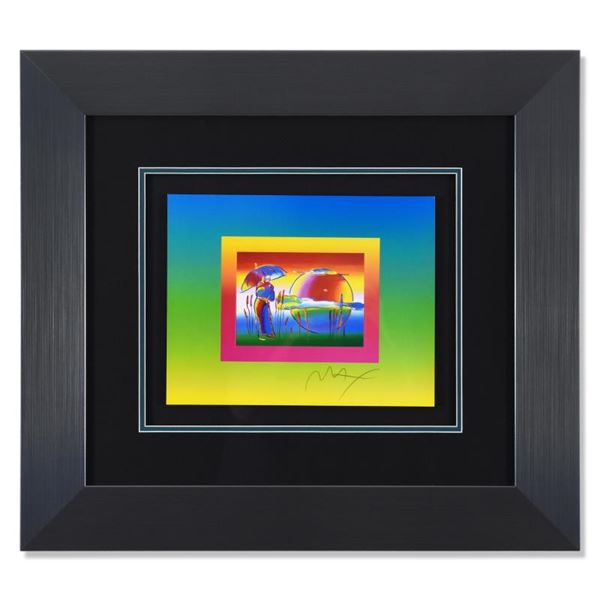 Rainbow Umbrella Man on Blends By Peter Max