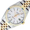 Image 1 : Rolex Mens Two Tone Silver Index And Diamond Sapphire Datejust 36MM