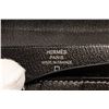 Image 8 : Hermes Black Alligator Leather Bearn Wallet