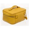 Image 3 : Chanel Yellow Caviar Leather Small CC Vanity Cosmetic Bag