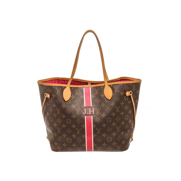 Louis Vuitton Brown Monogram Canvas Neverfull MM Shoulder Bag