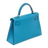 Image 3 : Hermes Bleu Frida Chevre Mini Kelly