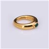 Image 3 : Vintage 18K Gold & Emerald Ring by Chaumet