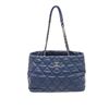 Chanel Navy Blue Quilted Leather Boy Camera Shoulder Bag