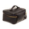 Image 3 : Chanel Black Caviar Leather Vanity Case Bag
