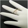 Image 7 : NEW 14k Yellow Gold 0.50 ctw Round Brilliant Diamond Simple X Ex Cross Band Ring